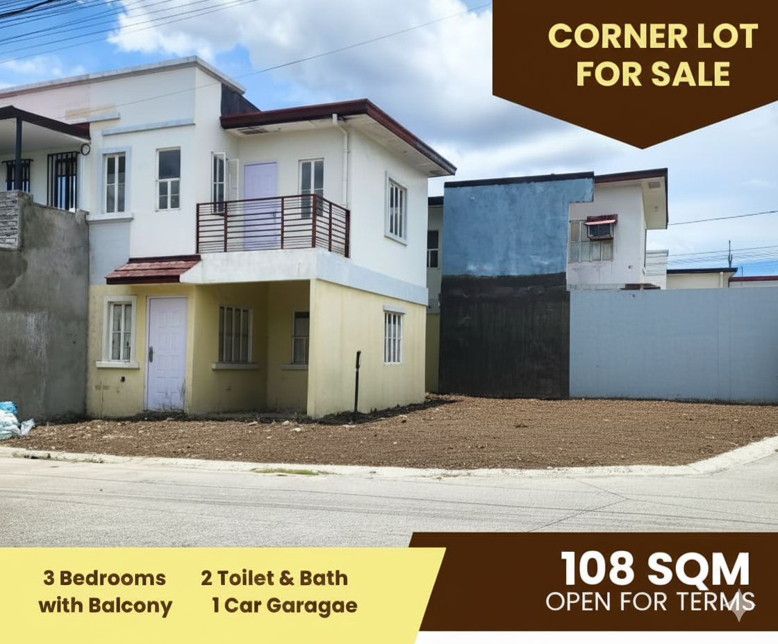 Lancaster Thea House Model Big Corner Lot 108sqm